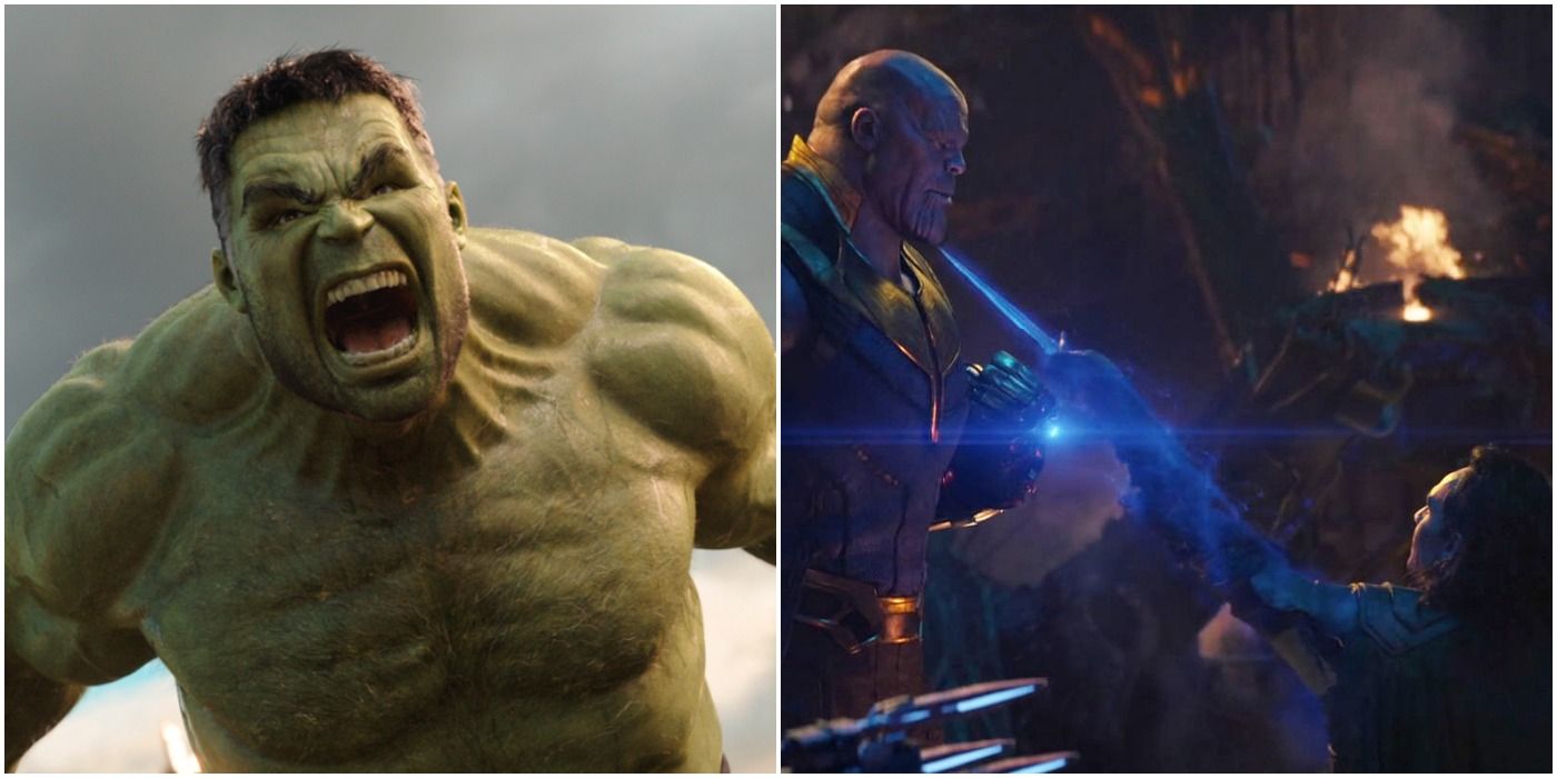 Hulk, Thanos and Loki