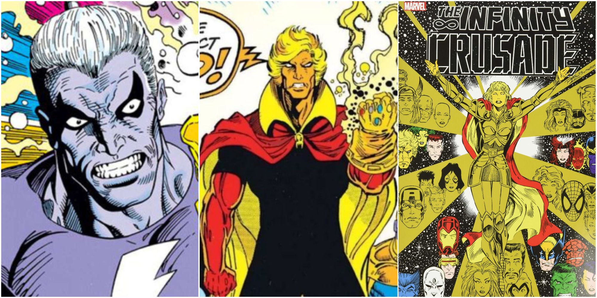 Magus and Adam Warlock and Goddess