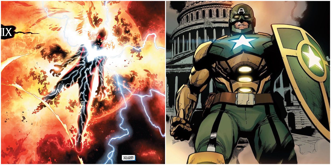 Dark Phoenix Cyclops and Hydra Supreme Captain America