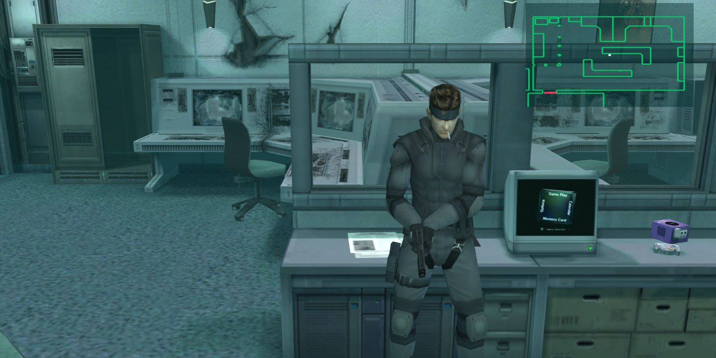 Metal Gear Solid Twin Snakes Stealth Gameplay