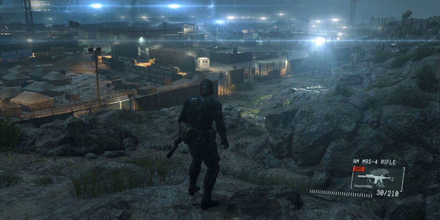 Metal Gear Solid V Ground Zeroes Rain Outdoors