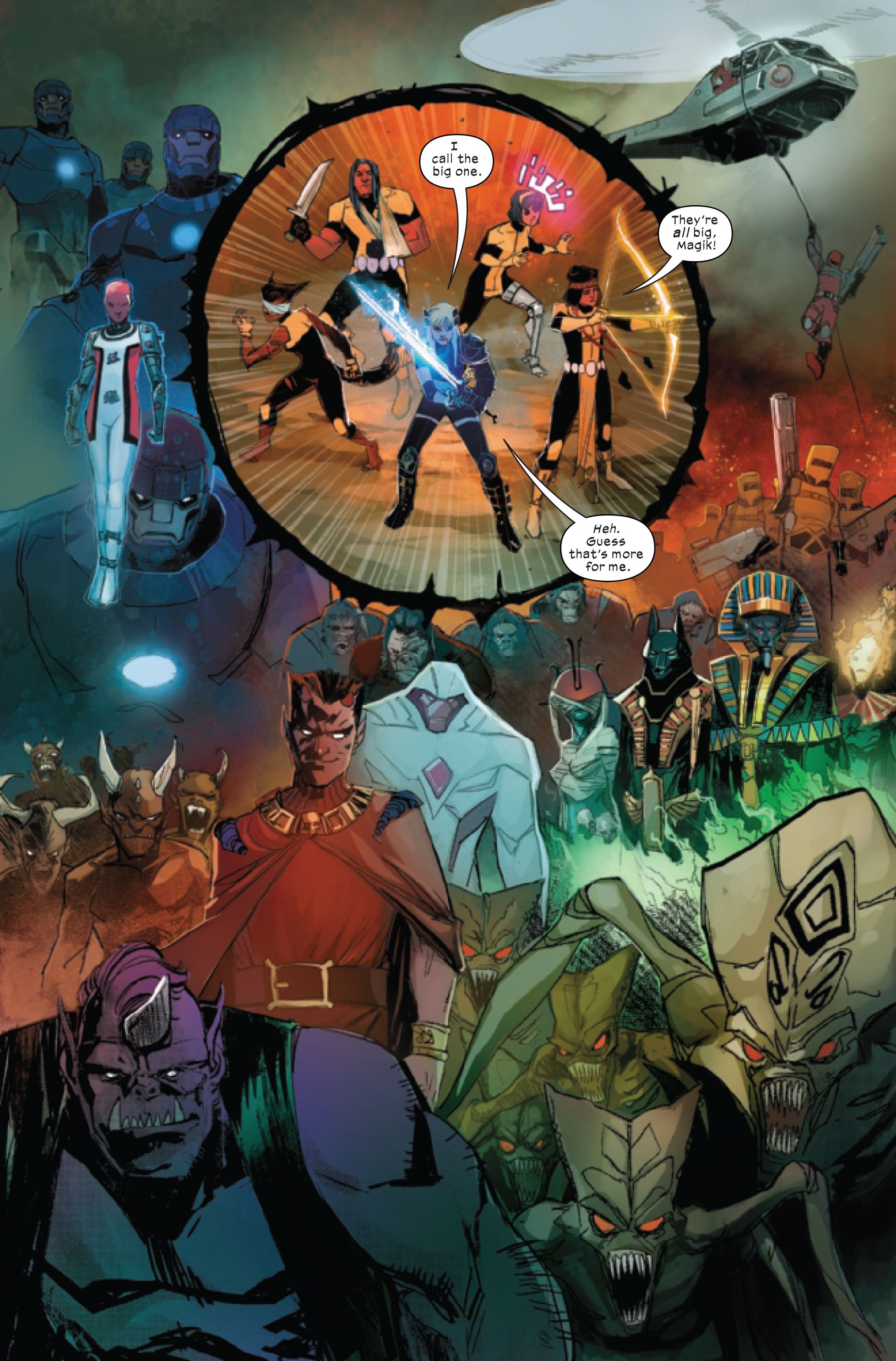 New Mutants #22 page 2, by Vita Ayala and Rod Reis.