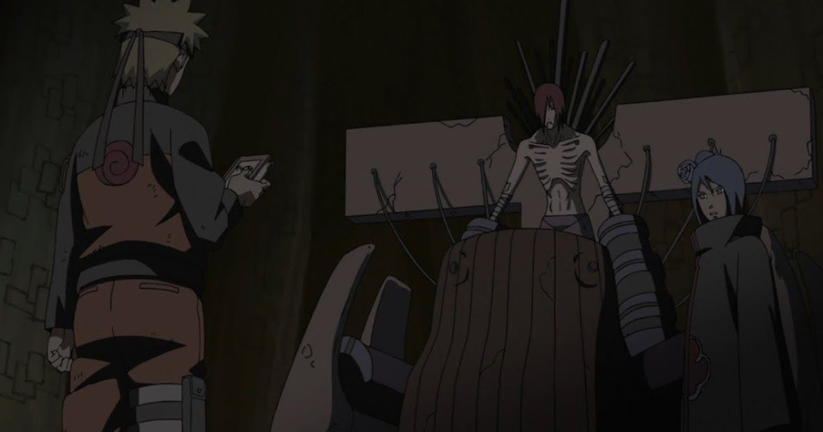 Nagato, Naruto, and Konan