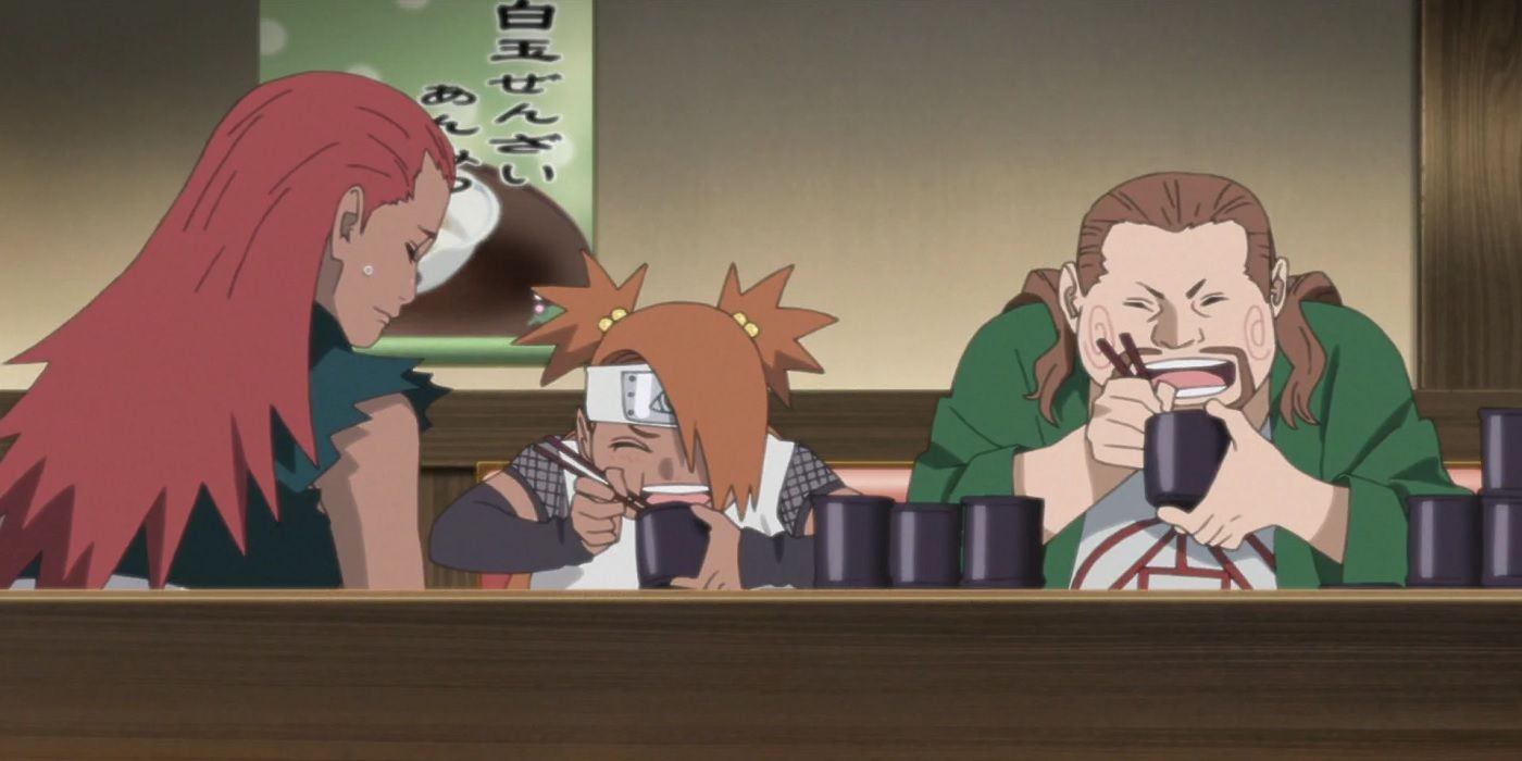 choji and his family from naruto