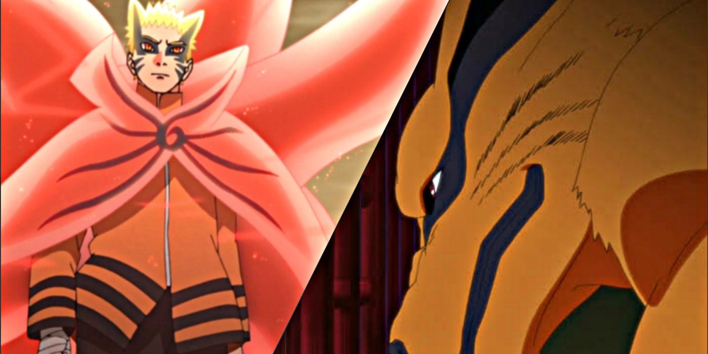 Naruto Uzumaki and Kurama as seen later in the Naruto/Boruto franchise