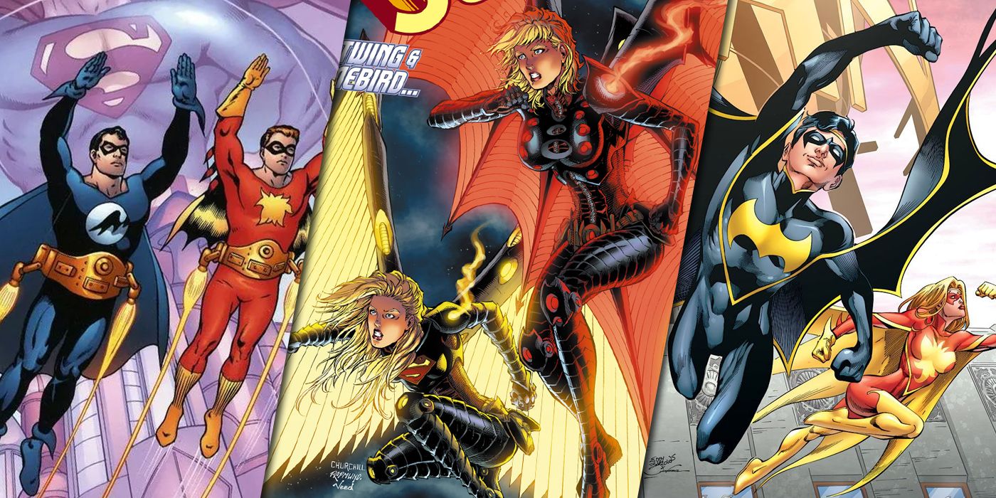 Nightwing and Flamebird across the decades