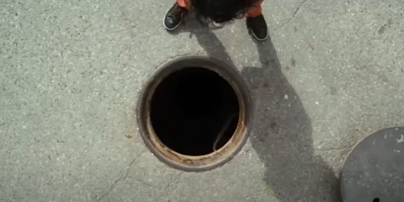 Norm MacDonald as a talking manhole on Sunnyside