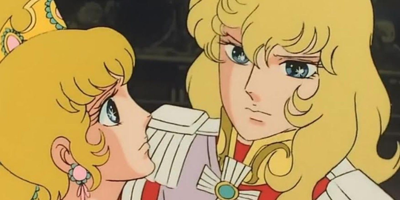 Anime Oscar And Marie Antoinette In The Rose Of Versailles