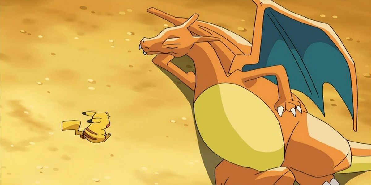 charizard loafing around pokemon
