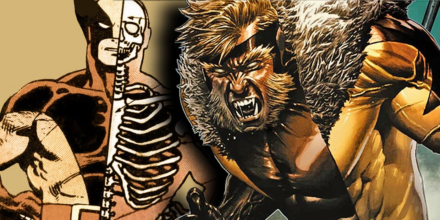 Sabretooth Wolverine Skeleton
