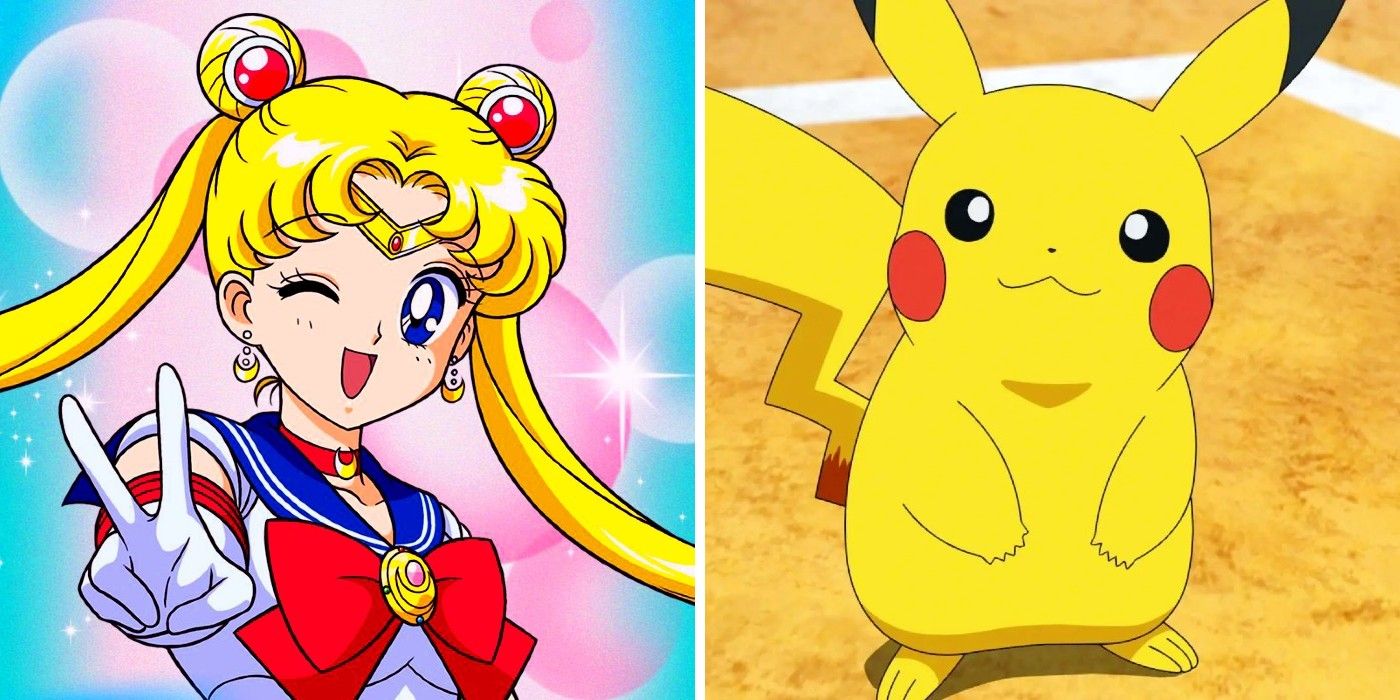 Sailor Moon and Pikachu