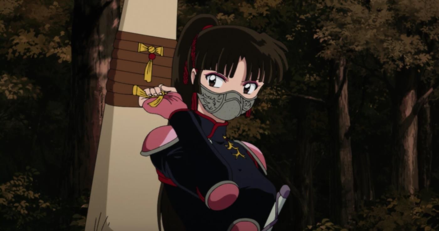 Sango in demon slayer outfit from Inuyasha
