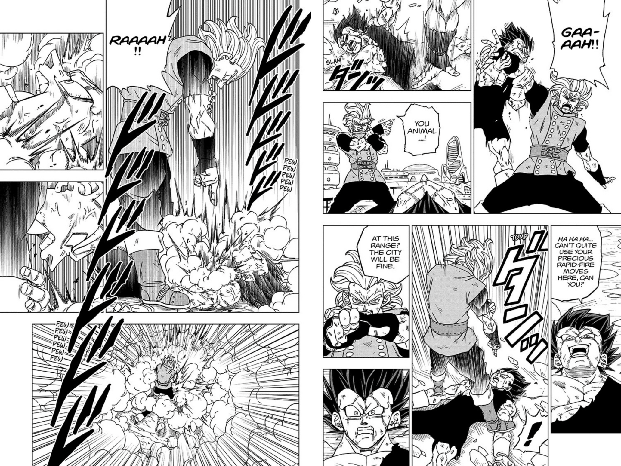 Dragon Ball Super Chapter 76 image by Akira Toriyama and Toyotarou.