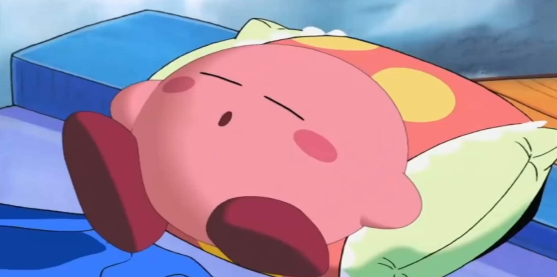 Kirby sleeping in Kirby Right Back At Ya!