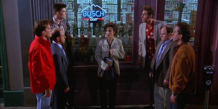 10 vezes que o Bizarro apareceu em filmes e séries 2 Cena de Seinfeld (Reprodução)