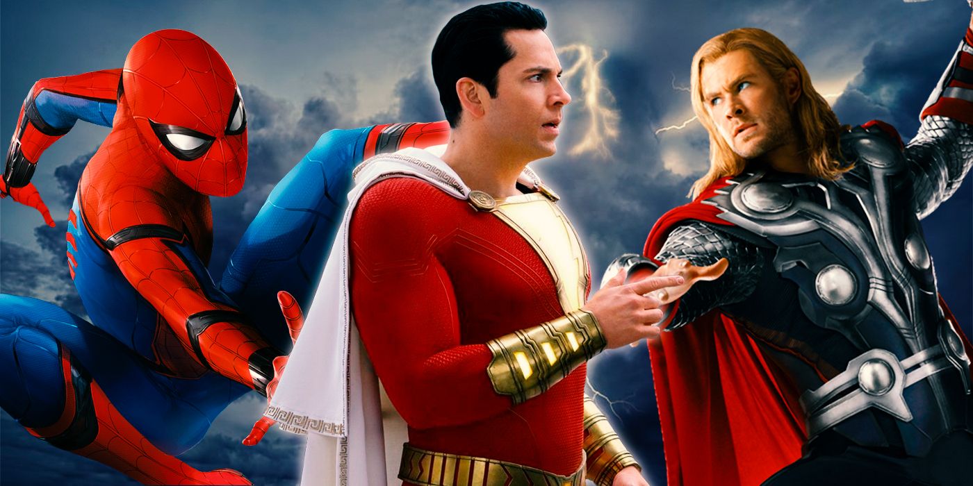 Zachary Levi Wants His Shazam to Fight Two of the MCU's Biggest Heroes