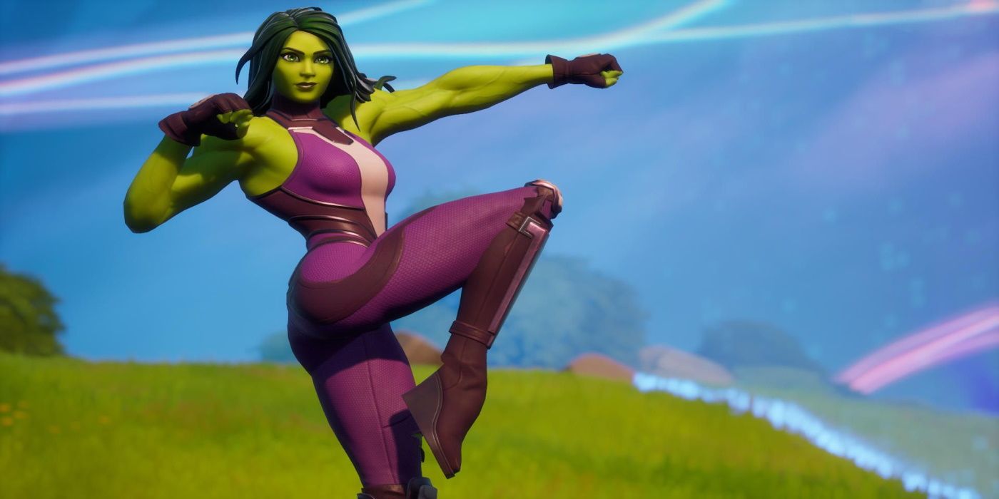 She-Hulk Fortnite Posing Emote