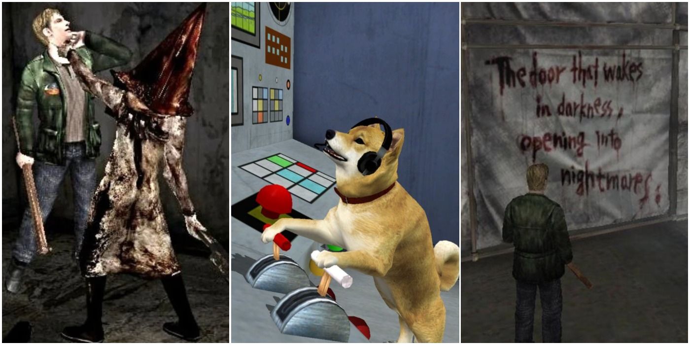 https://static1.cbrimages.com/wordpress/wp-content/uploads/2021/09/Silent-Hill-2-Pyramid-Head-Dog-Ending-Depression-Trio.jpg