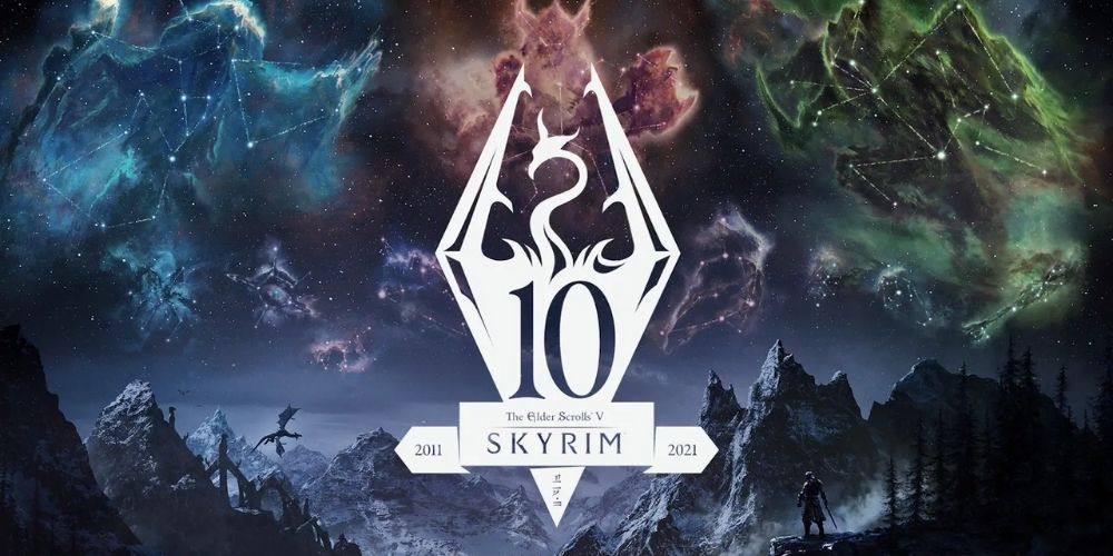 Skyrim 10th Anniversary Poster