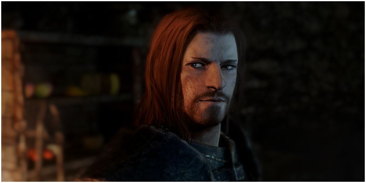 Skyrim Close Up Of Brynjolf's Face Imrpoved By A Mod