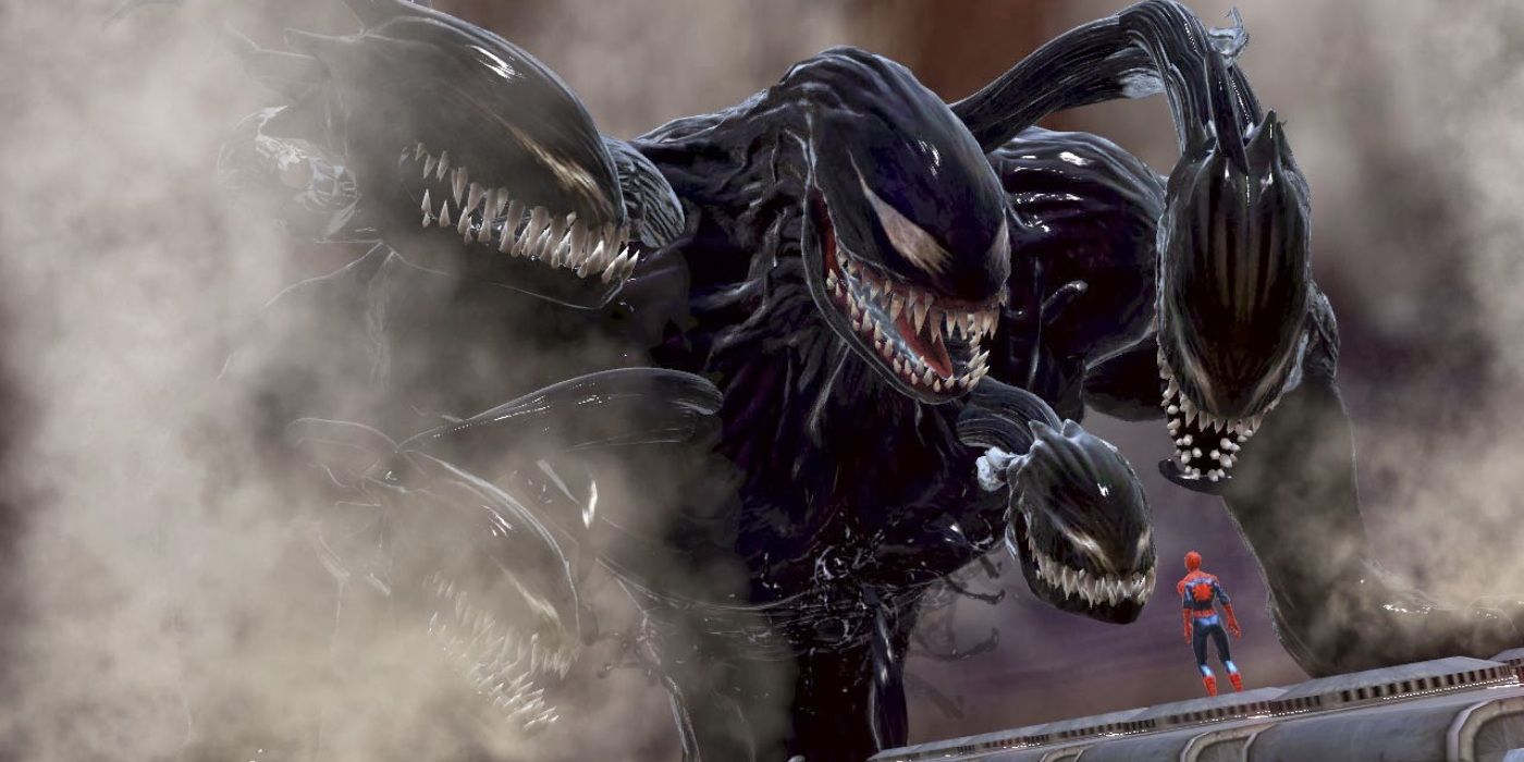Venom's final form from Spider-Man Web of Shadows