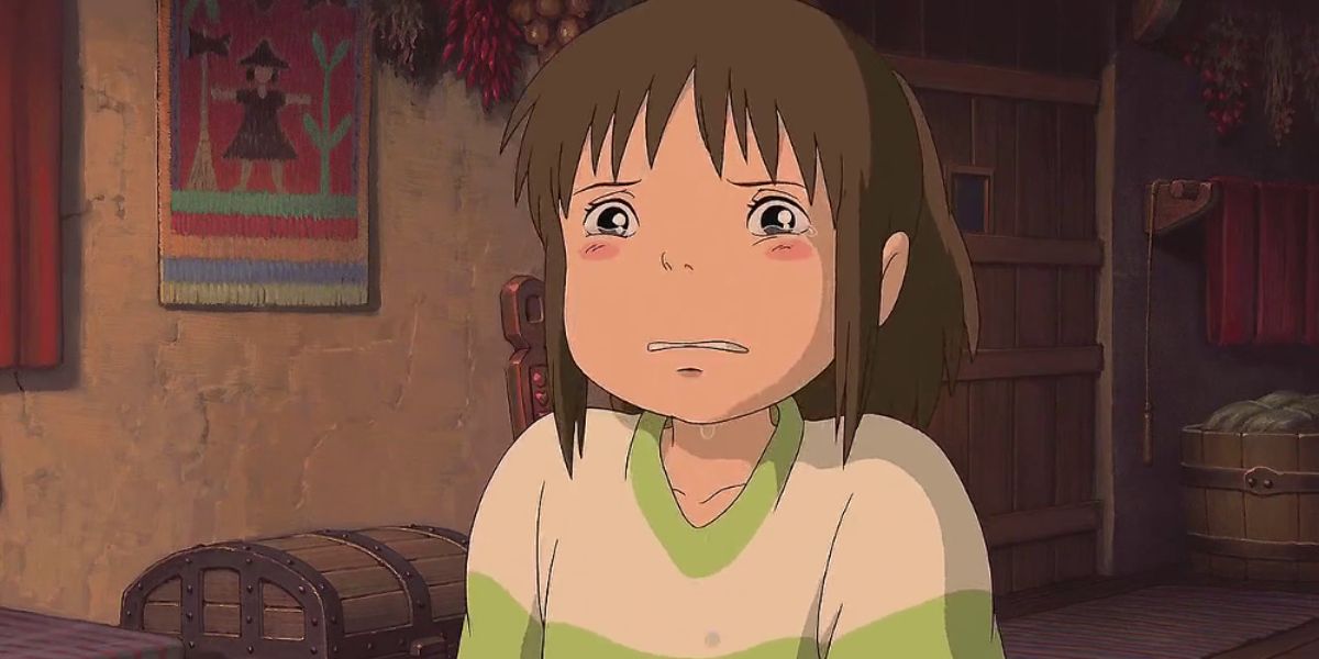 Spirited Away's Chihiro Crying