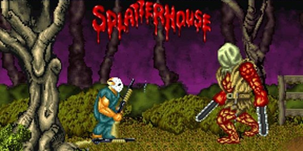 Video Games Splatterhouse Chainsaw Enemy