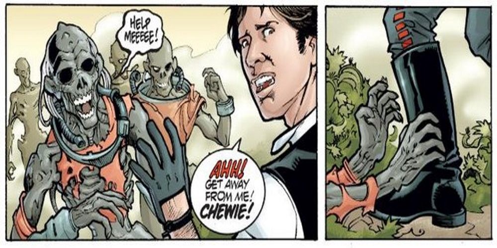 Star Wars Tales Planet Of The Dead The Dead Ask Han For Help Han Yells For Chewie