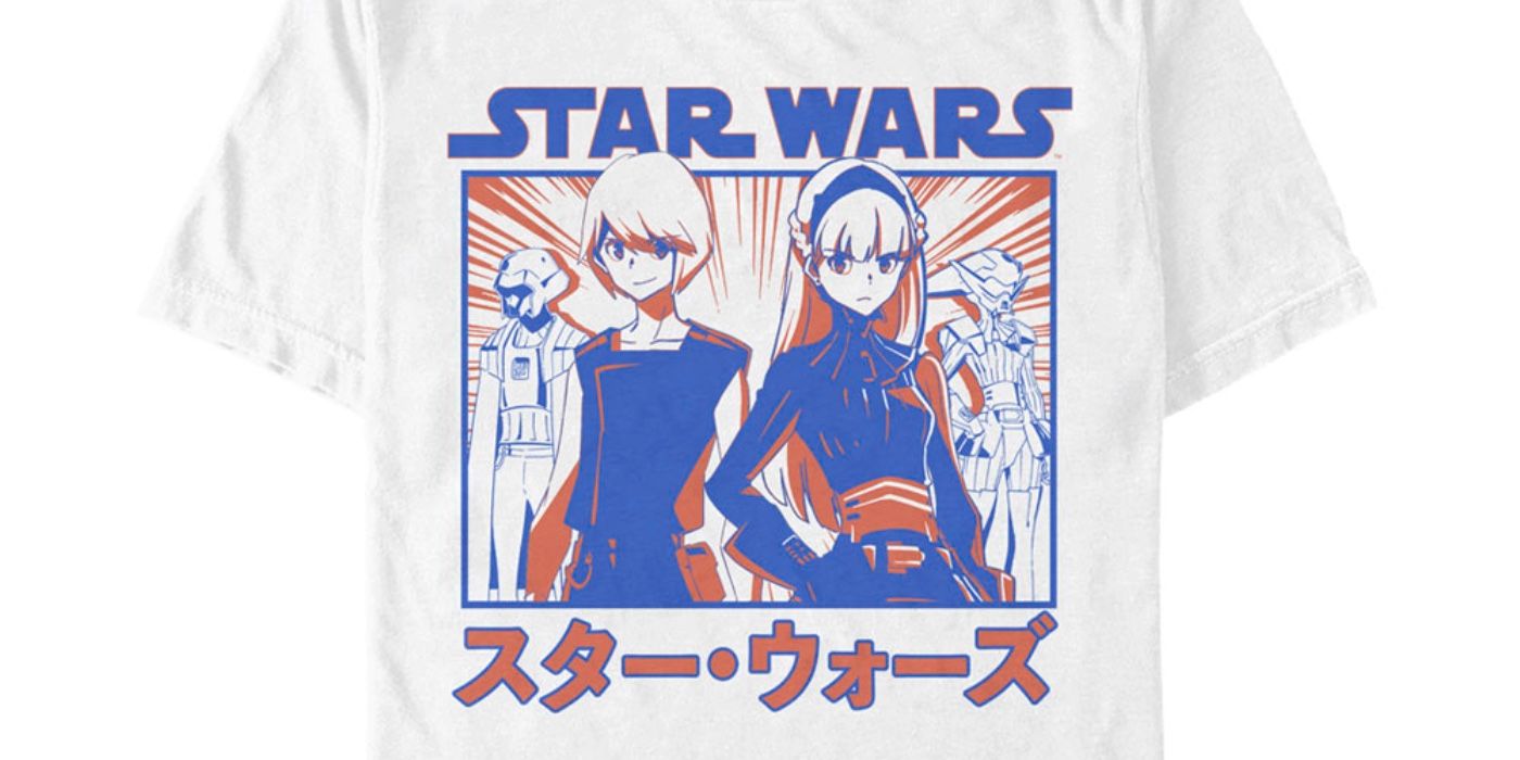 Star Wars Visions T-shirt, featuring art from The Twins anime short