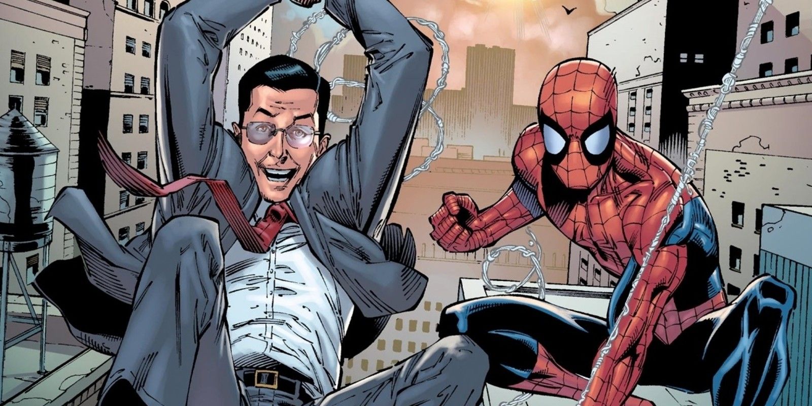 Stephen Colbert teamed up with Spider-Man