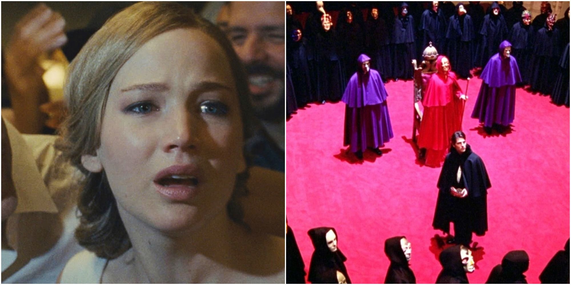 Stills from Mother and Eyes Wide Shut