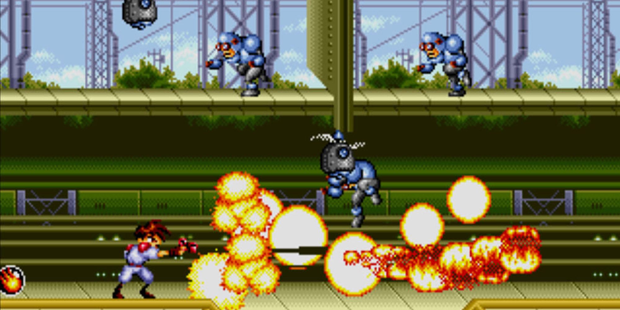 Gunstar Heroes also similar to Mega Man