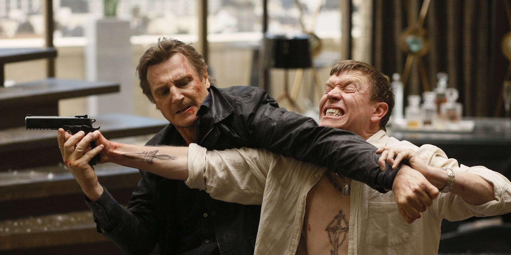 Liam Neeson action sequence