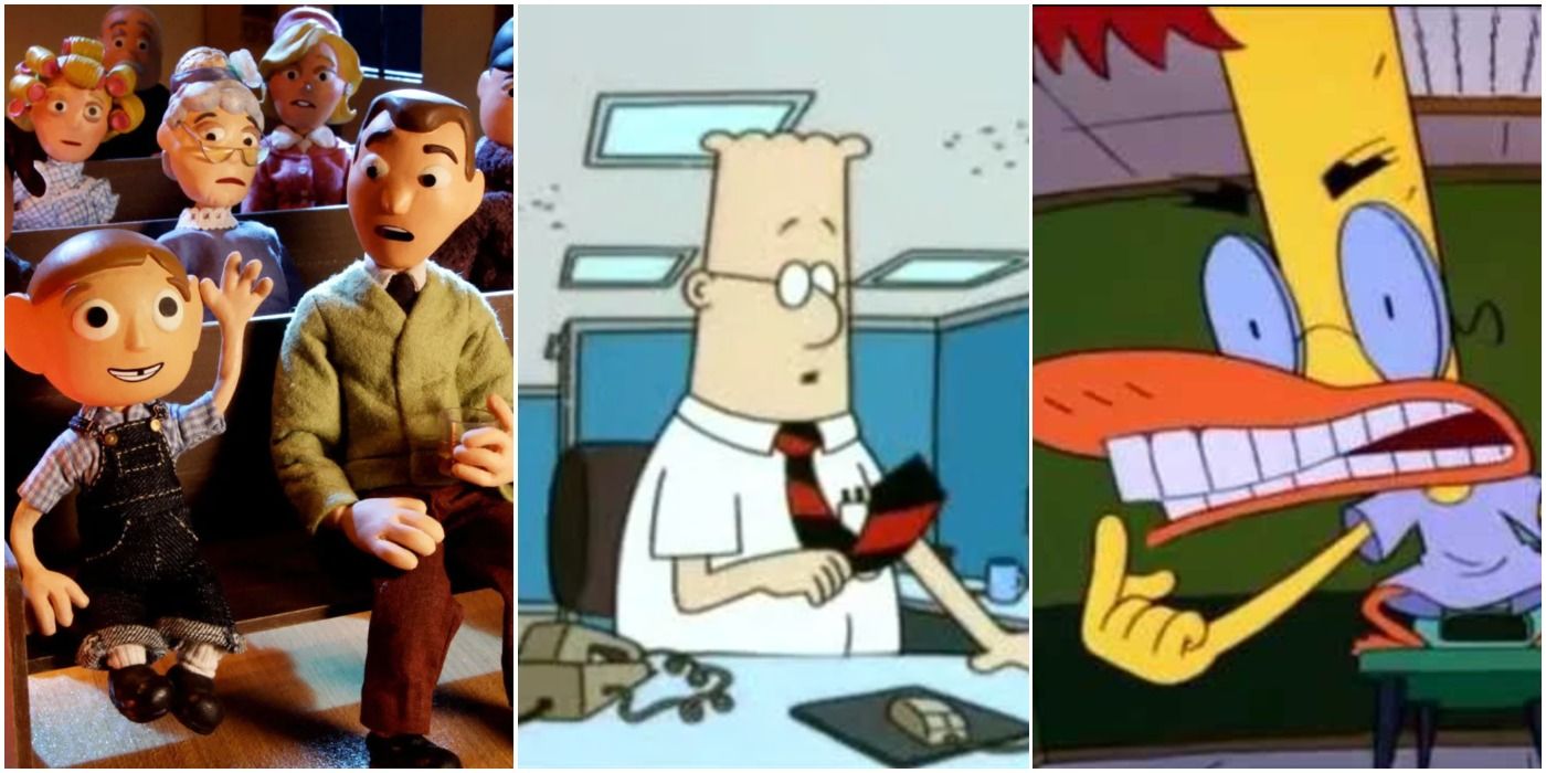 Television Adult Animated Series Moral Orel Dilbert Duckman Trio Header