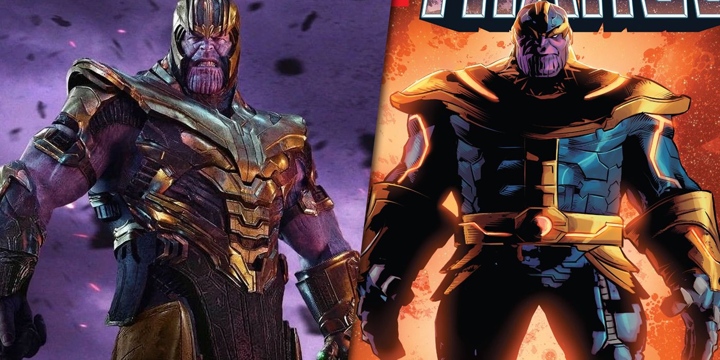 Thanos in the MCU and the comics