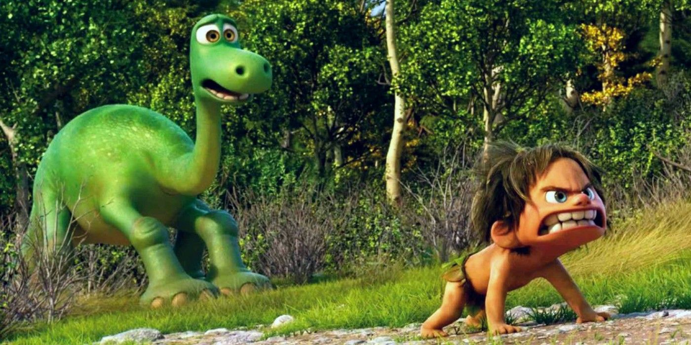 Arlo and Spot from The Good Dinosaur