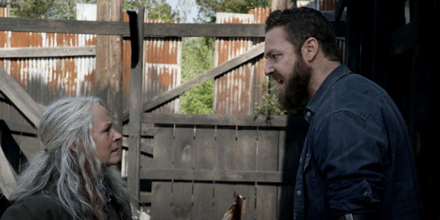 The Walking Dead Carol and Aaron