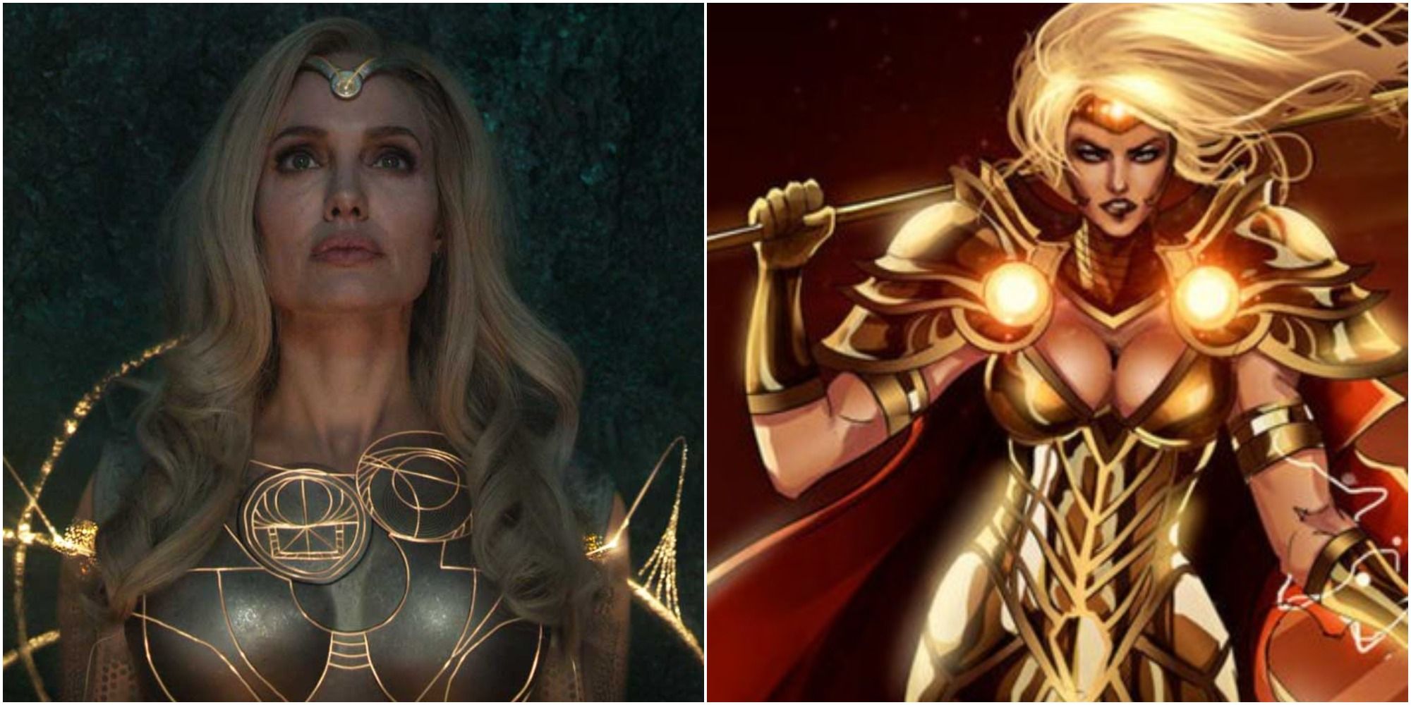 Thena In The Eternals Movie And In Marvel Comics