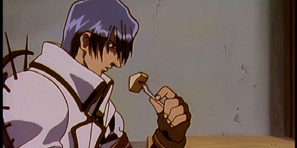 Anime Trigun Legato Bluesummers Bored Eating