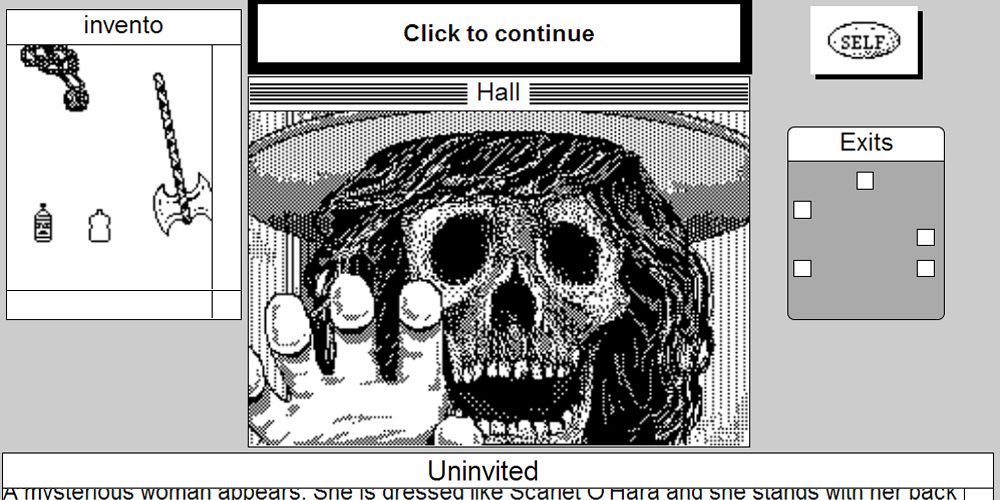 Video Games Uninvited 1986 Skull Face
