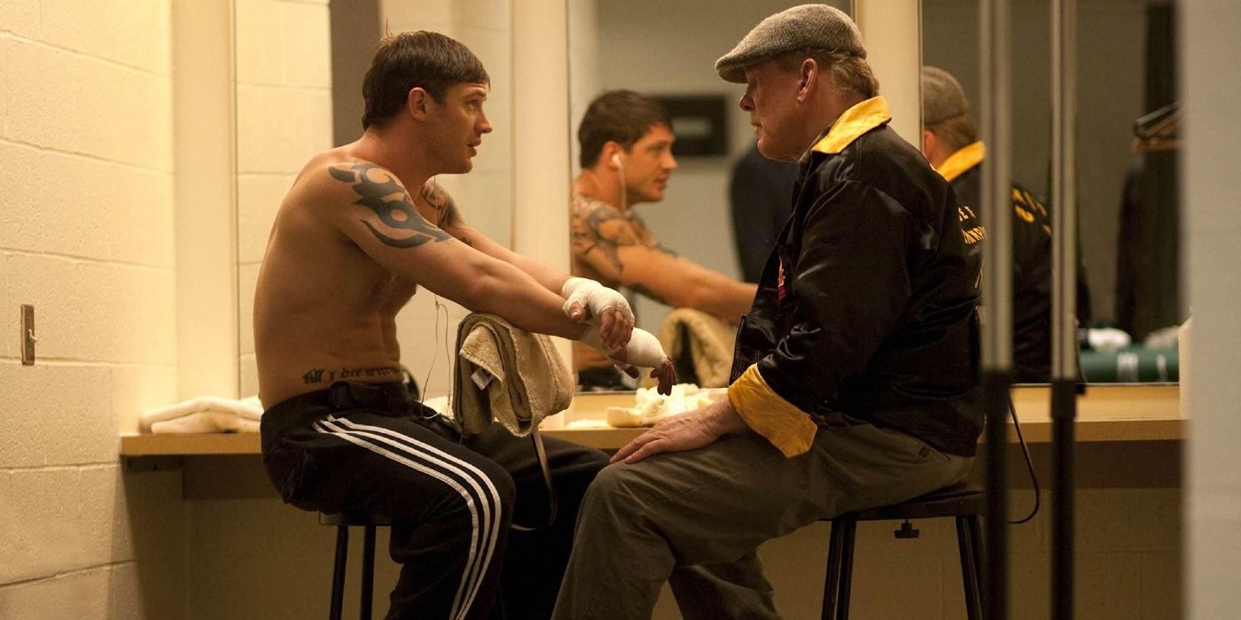 Tom Hardy and Nick Nolte in Warrior