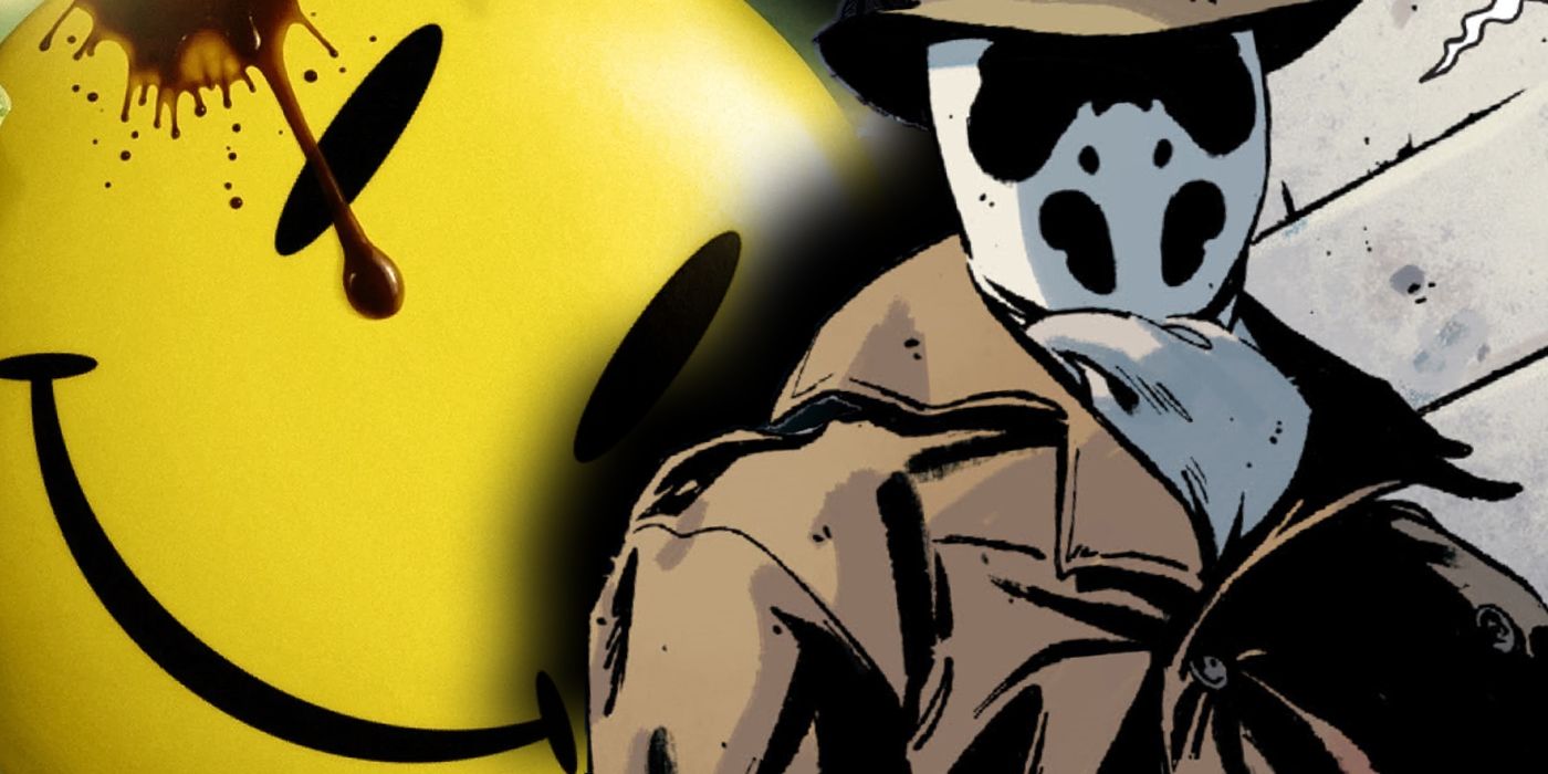 Watchmen Rorschach Smiley Pin