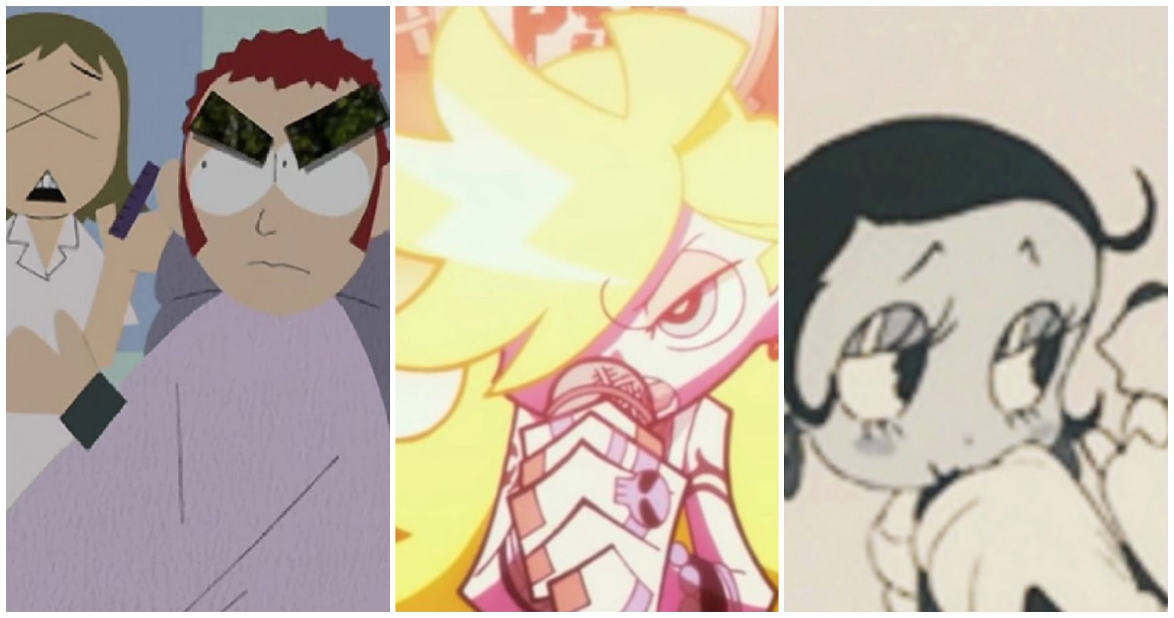 FLCL, Panty & Stocking, & Porco Rosso