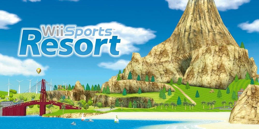 A screenshot of Wuhu Island from Wii Sports Resort