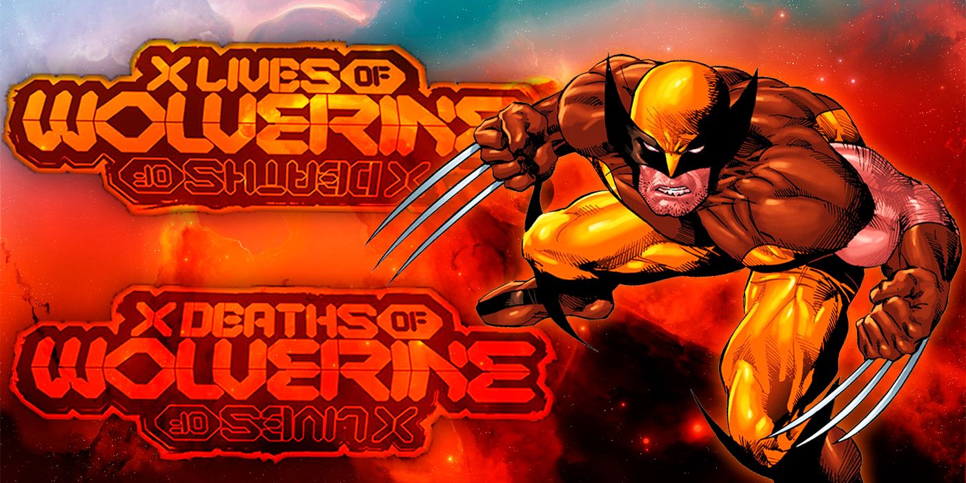 X Lives of Wolverine and X Deaths of Wolverine header
