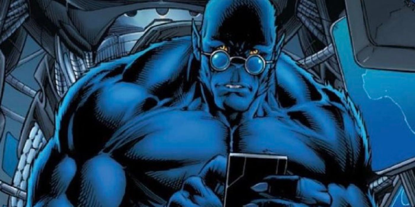 An image of Hank McCoy/Beast while serving on the team called X-Force.