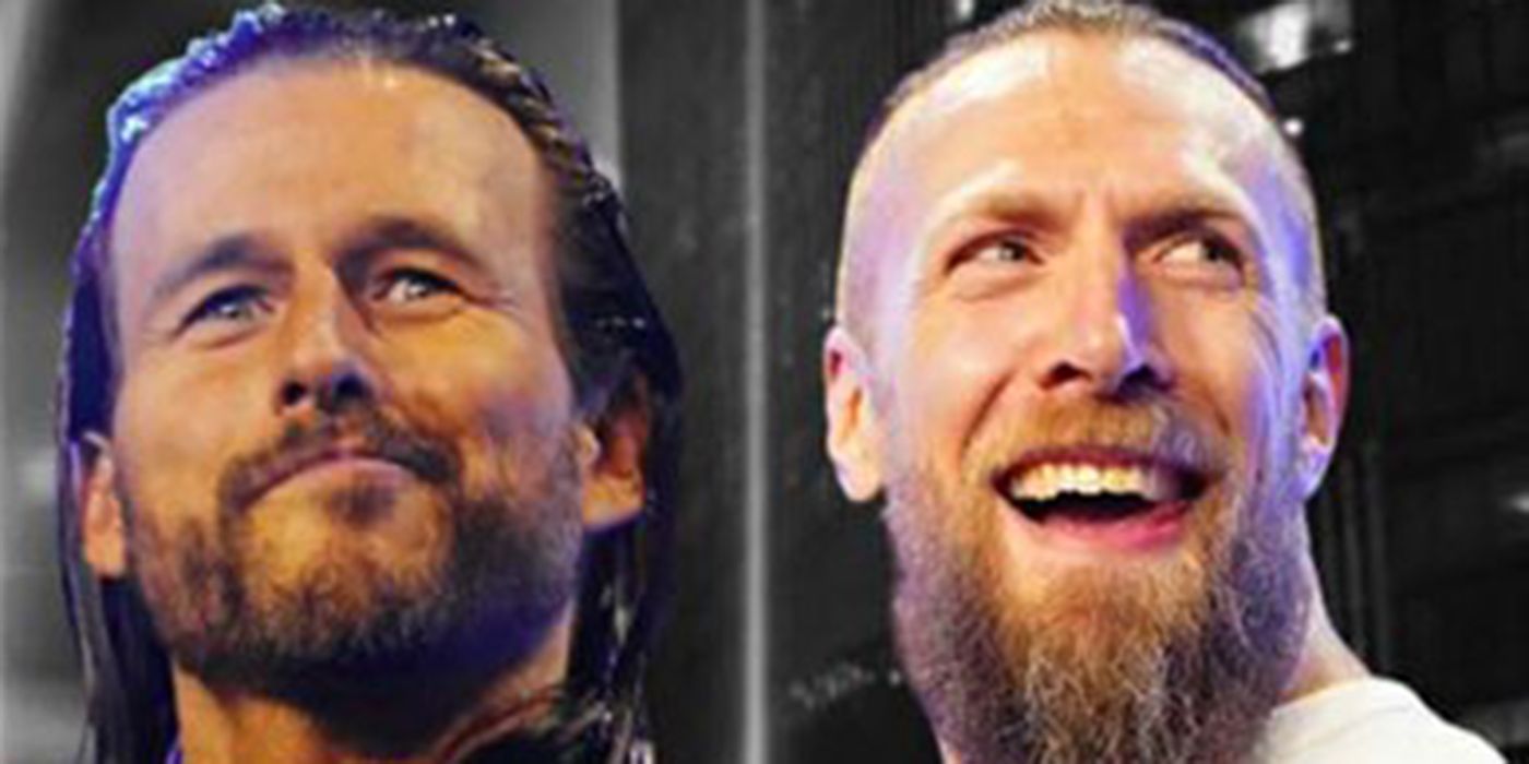 Adam Cole and Bryan Danielson at AEW All Out 2021