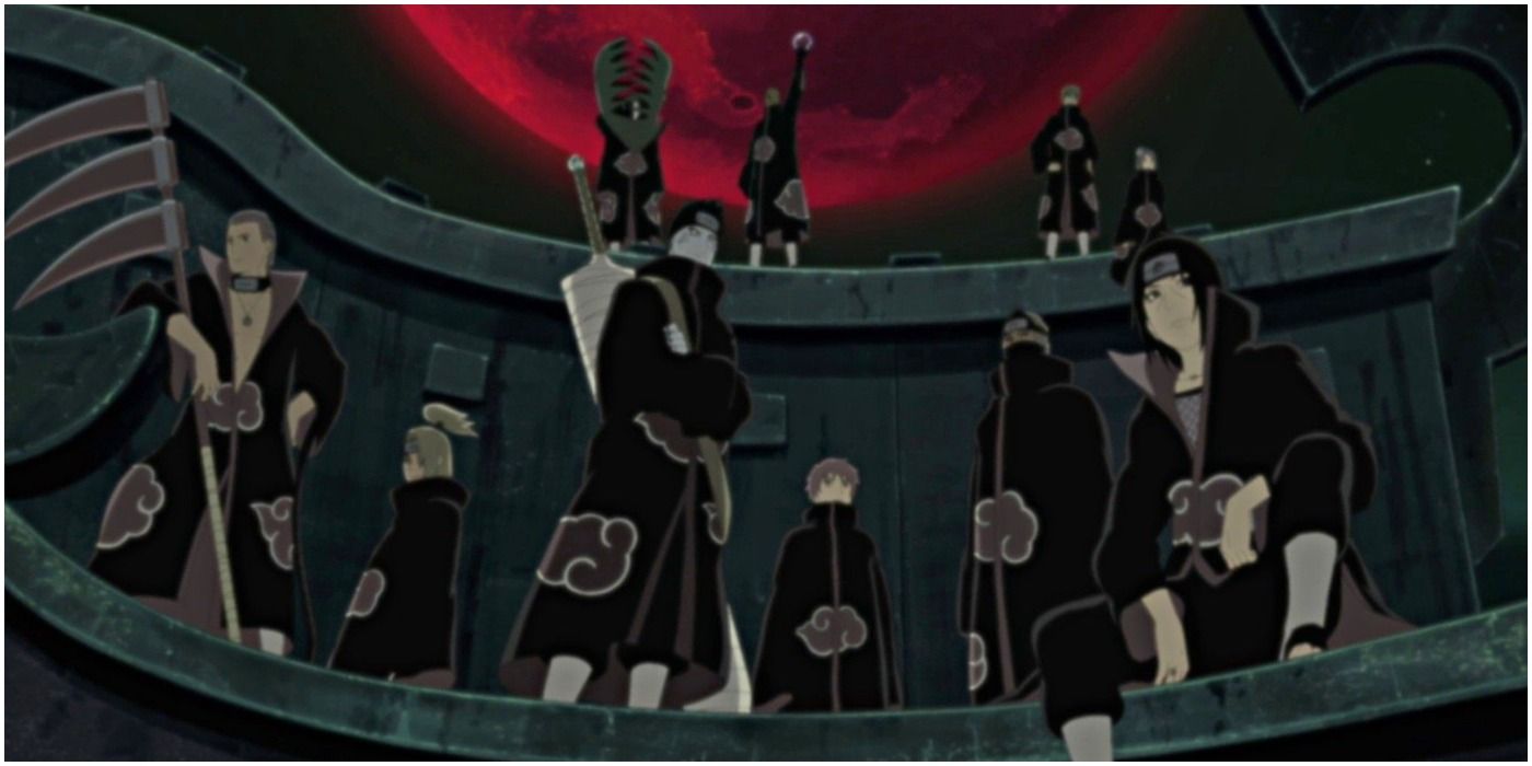 The Akatsuki Gathered In Naruto: Road To Ninja