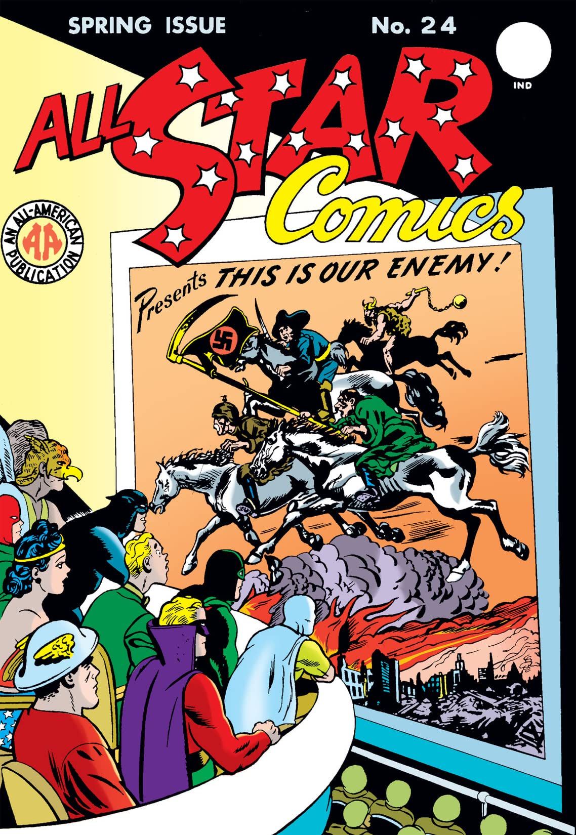Justice Society on the cover of All-Star Comics #16