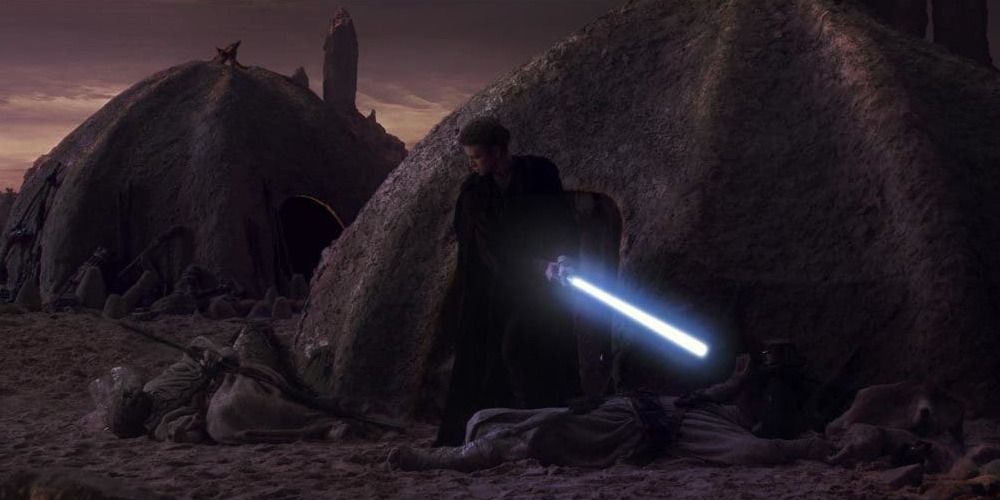 Anakin killed sand people